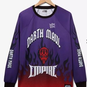 Boxlunch exclusive Star Wars Darth Maul motocross jersey size medium